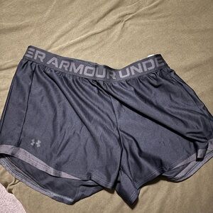 Under Armour Women's Charcoal Athletic Shorts